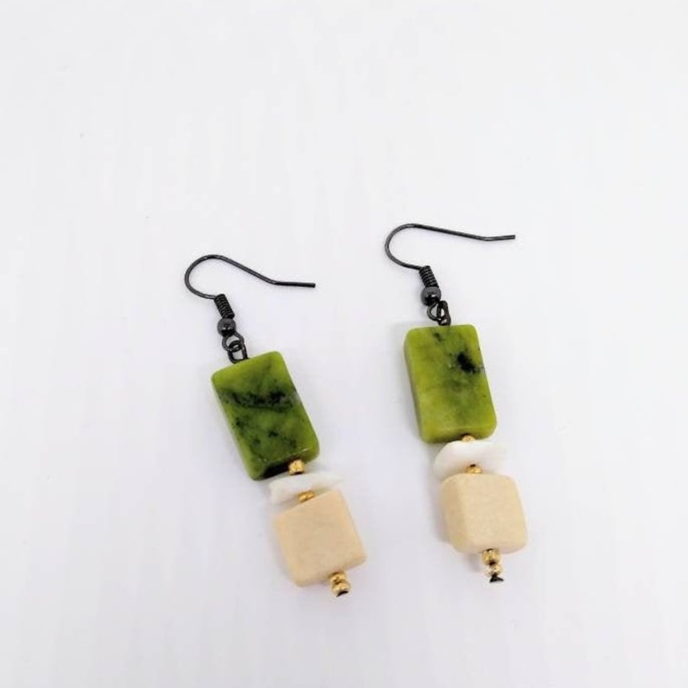 Green Earrings